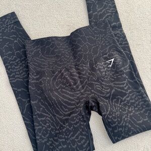 Gymshark Adapt Animal Seamless Leggings Black Xs